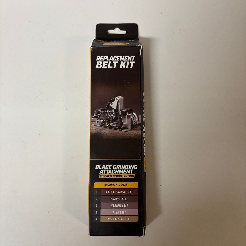 Work Sharp WSSAKO81115 Replacement Belt Kit Ken Onion Blade Grinding Attachment